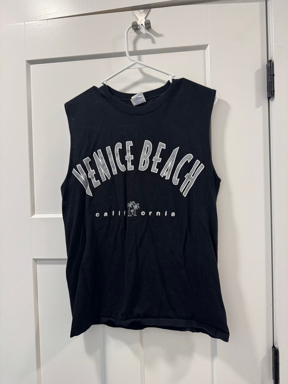 Venice Beach Cut Off Muscle Graphic Tank